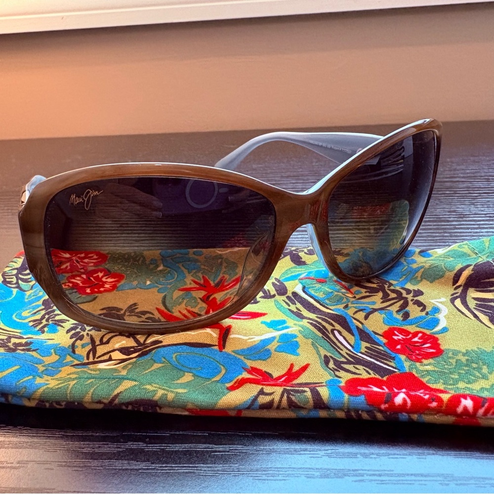 Maui Jim Nalani Polarized Plus Tortoise Shell Sunglasses